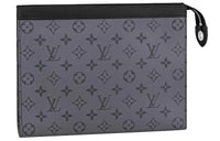 LOUIS VUITTON Pochette Voyage Monogram Eclipse Reverse Mm Gray