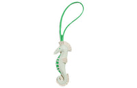 HERMES Sheepskin Keychains Unisex Bubble Green