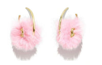 CHANEL Stud Earrings Women's Pink