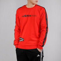 adidas neo M UT SWEAT Sports Round Neck Pullover Red EI4351