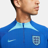 Nike England Dri-Fit Strike 1/4 Zip L/S Drill Top 'Royal Blue' DH6454-480