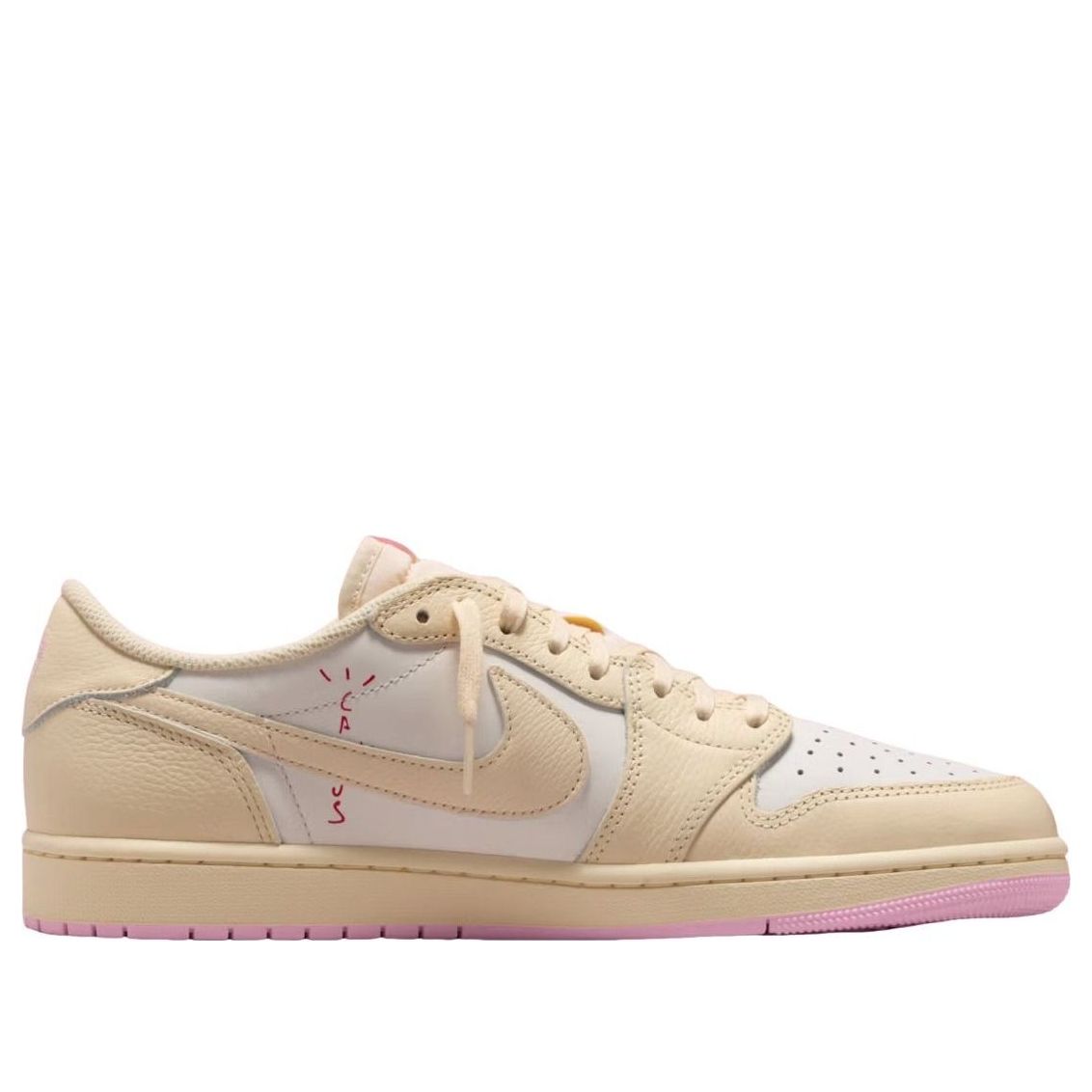 Air Jordan 1 Low OG x Travis Scott 'Shy Pink' IQ7604-100