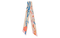 HERMES Silk Scarves Women's Pink