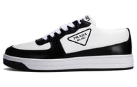 PRADA Low-Top Skateboard Shoes Women's Black White
