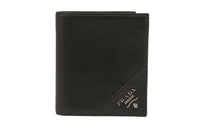 PRADA Leather Wallet Men's Black