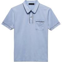PRADA Polo Shirts Men Blue