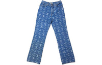 CHANEL FW23 Jeans Women's Light Blue