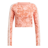 (WMNS) adidas 3-Stripes Crop Top Asia Sizing 'Wonder Clay Magic Earth' IY0779