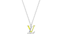 LOUIS VUITTON COLORS Metal Marble Necklaces Men's