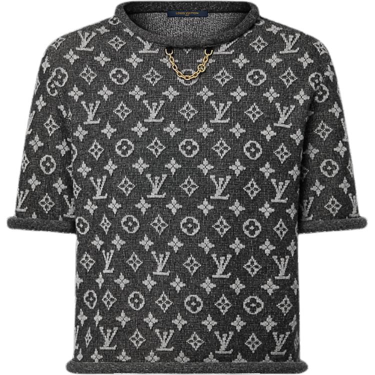 سترة نسائية من LOUIS VUITTON خريف وشتاء 24 باللون الأسود