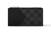 LOUIS VUITTON Coin Card Holder Damier Graphite Grey/Black