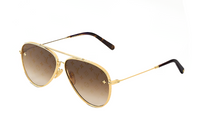 LOUIS VUITTON Aviator Sunglasses Women's Gold