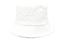 MIU MIU Cotton Bucket Hats Women's White