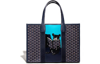 GOYARD Villette Tote Bag Mm Navy Blue