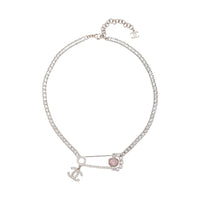 CHANEL Necklaces Women's Silver