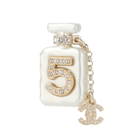 CHANEL Brooches Women's Gold