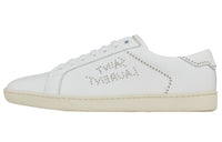 SAINT LAURENT Studded Low Top White Women's