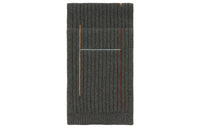 HERMES Knit Scarves Men Gray