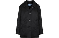 PRADA Buttoned V-Neck Coat