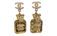 CHANEL Earrings Women's Orange