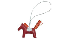 HERMES Pendants Unisex Garnet Red/Jade Light Orange/Dusty Blue