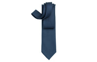 HERMES Silk Ties Men's Marine Blue