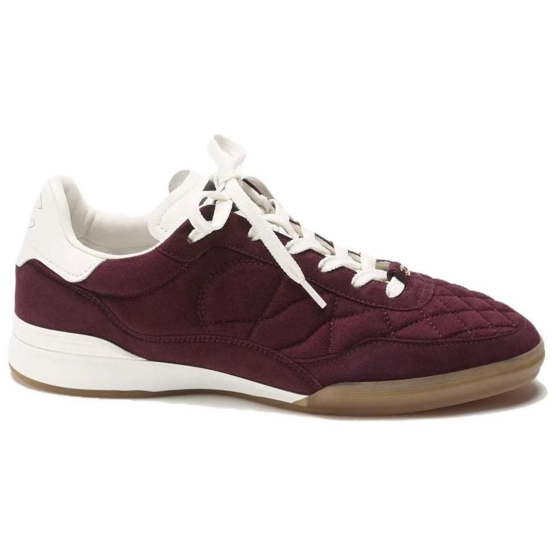 CHANEL Low-Top Casual Shoes Women's Burgundy