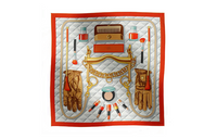 HERMES Silk Scarves Women's Multicolor