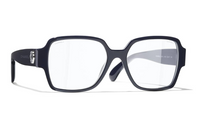 CHANEL Eyeglass Frames Unisex Blue
