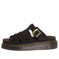 Dr. Martens Maxxy Slide Buttersoft Leather 'Black' 41125001
