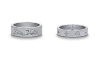LOUIS VUITTON 925 Sterling Silver Rings Unisex Silver