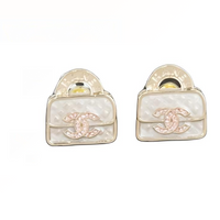CHANEL Alloy Stud Earrings Women's Gold