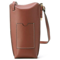 LOEWE Gate Pocket Cow Leather Shoulder Bag Regular Women's Rusty Red