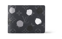 LOUIS VUITTON X Yayoi Kusama Multiple Wallet Monogram Eclipse Black/Silver