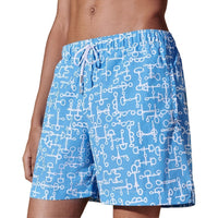 HERMES Swimming Shorts Men's Blue