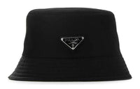 PRADA Signature Logo Plaque Bucket Hat