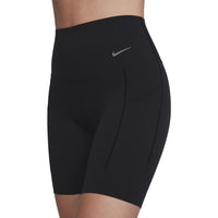 (WMNS) NIKE DRI-FIT UNIVERSA MEDIUM-SUPPORT SHORTS WITH POCKETS 'Black' DQ5995-010