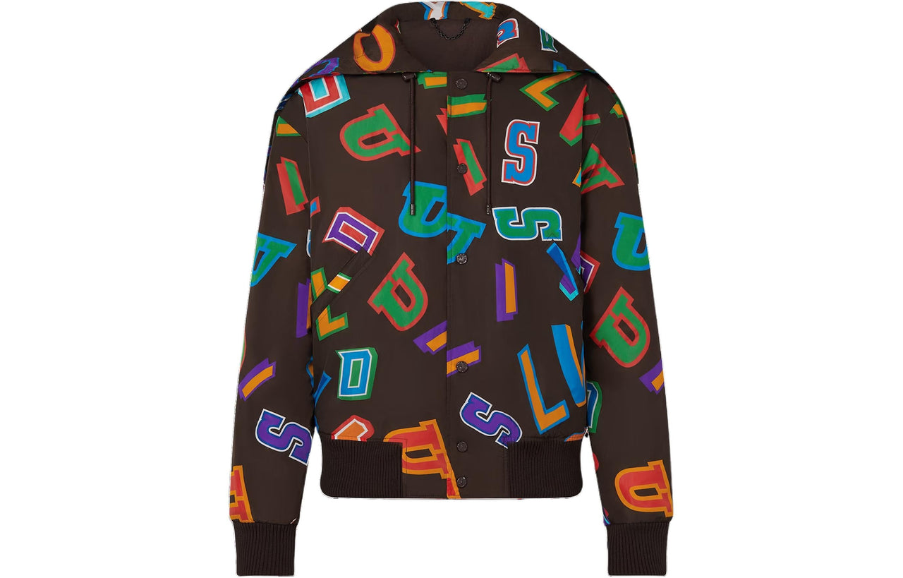 بلوزة بغطاء رأس من LOUIS VUITTON X Nba Letters