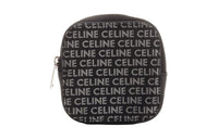 CELINE Cow Leather Wallet Men's Black