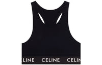 CELINE Technical Jersey Bra Black