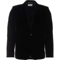 SAINT LAURENT Velvet Long Sleeved Blazer