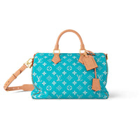 LOUIS VUITTON Speedy P9 Bandouliere 40 Turquoise