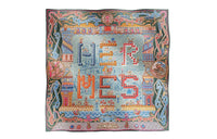 HERMES Silk Scarves Unisex Multicolor