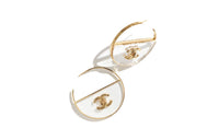 CHANEL Earrings Women's Gold