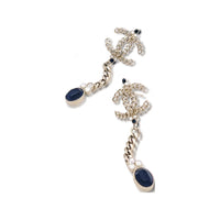 CHANEL Metal Earrings Women's Gold