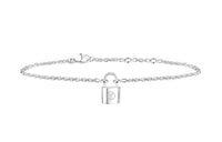 LOUIS VUITTON SiLOUIS VUITTONer Lockit Bracelet Sterling SiLOUIS VUITTONer