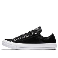 (WMNS) Converse Chuck Taylor All Star Patent Low 'Black' 558002C