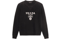 PRADA Intarsia Logo Knitted Jumper