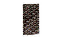 GOYARD SAINT ROCH Canvas With Leather Dog's Teeth Wallet Regular Unisex Black