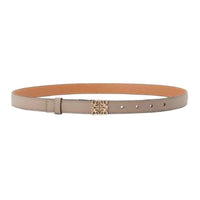 LOEWE Calfskin Leather Belts Unisex Brown 2